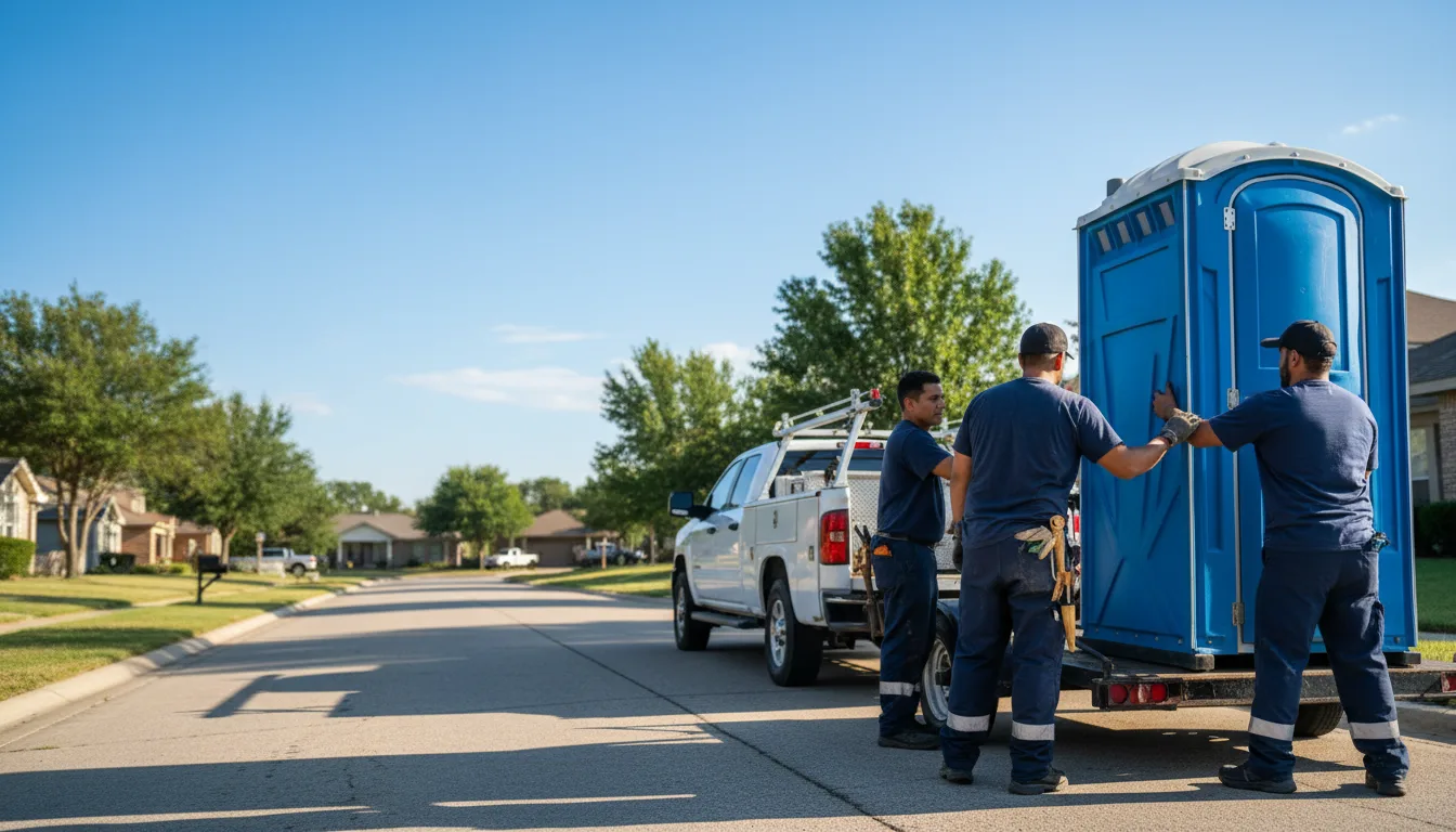 Portable Toilet Rental in Umbarger, TX near me